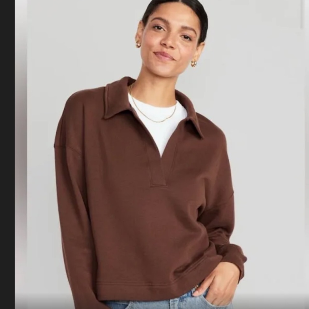 Brown Pullover Sweater from Old navy